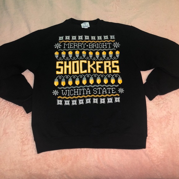 Wichita State Shockers Christmas Sweatshirt - Picture 2 of 2